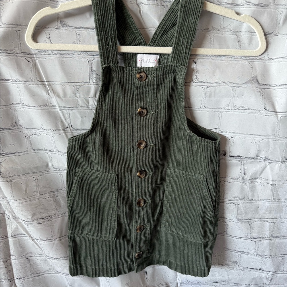 The Children's Place Green Corduroy Dress